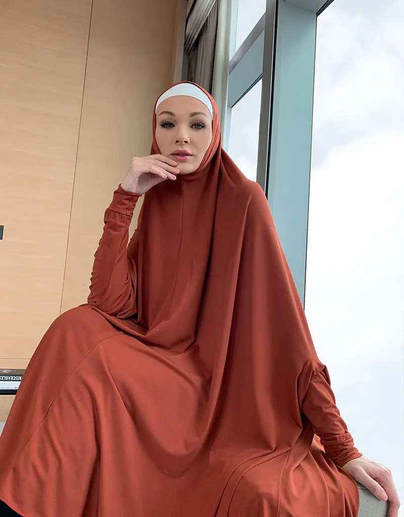 Sleeve Jilbab - Shades of Red