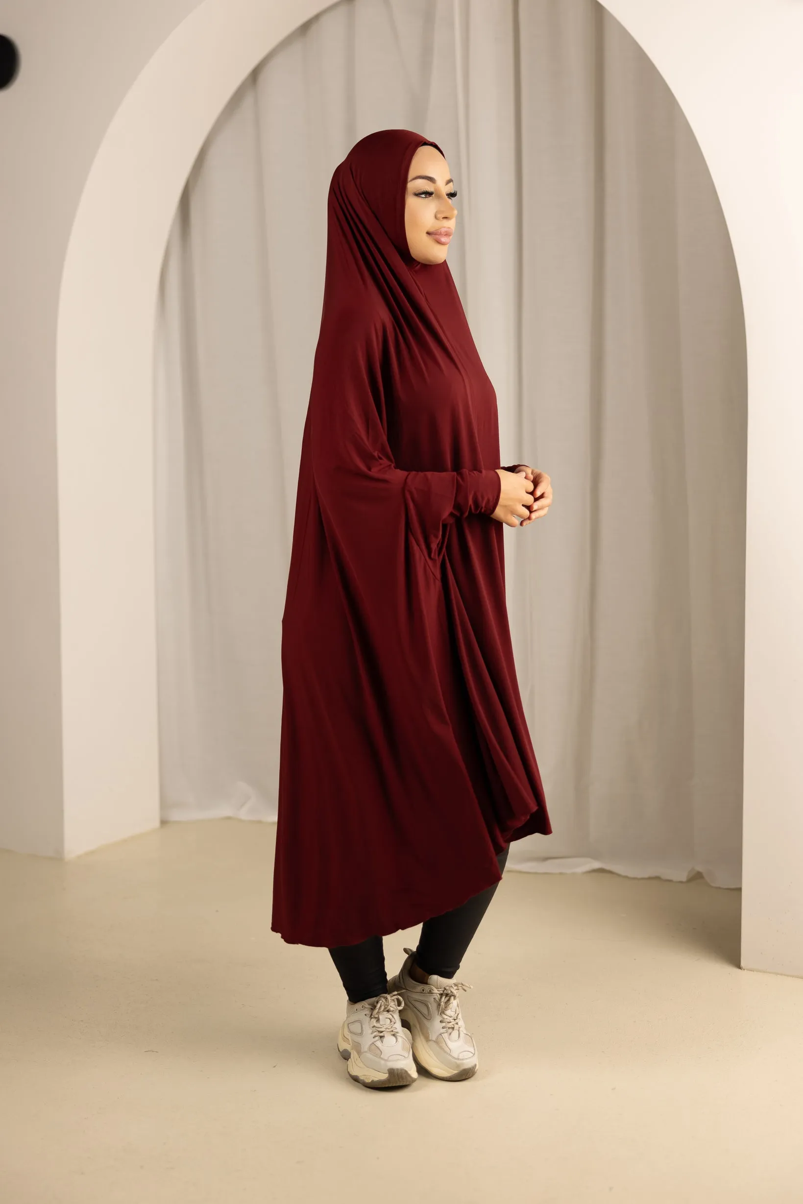 Sleeve Jilbab - Shades of Red