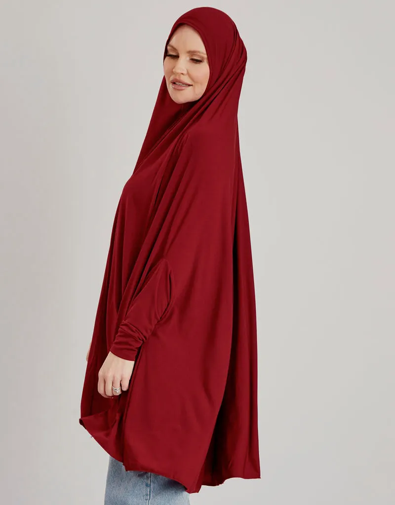 Sleeve Jilbab - Shades of Red