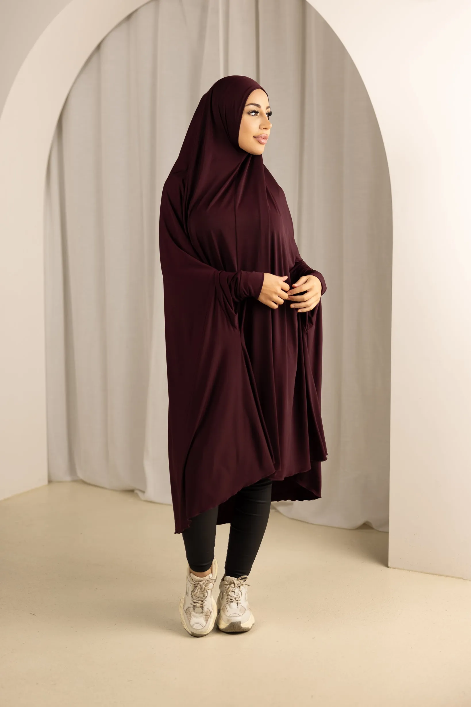 Sleeve Jilbab - Shades of Red