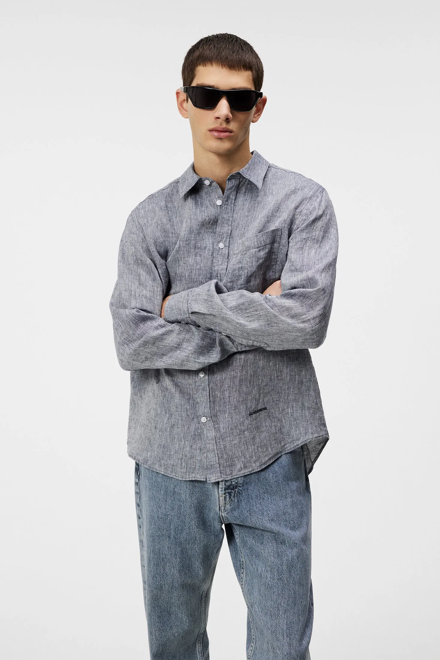 Slim Linen Melange Shirt