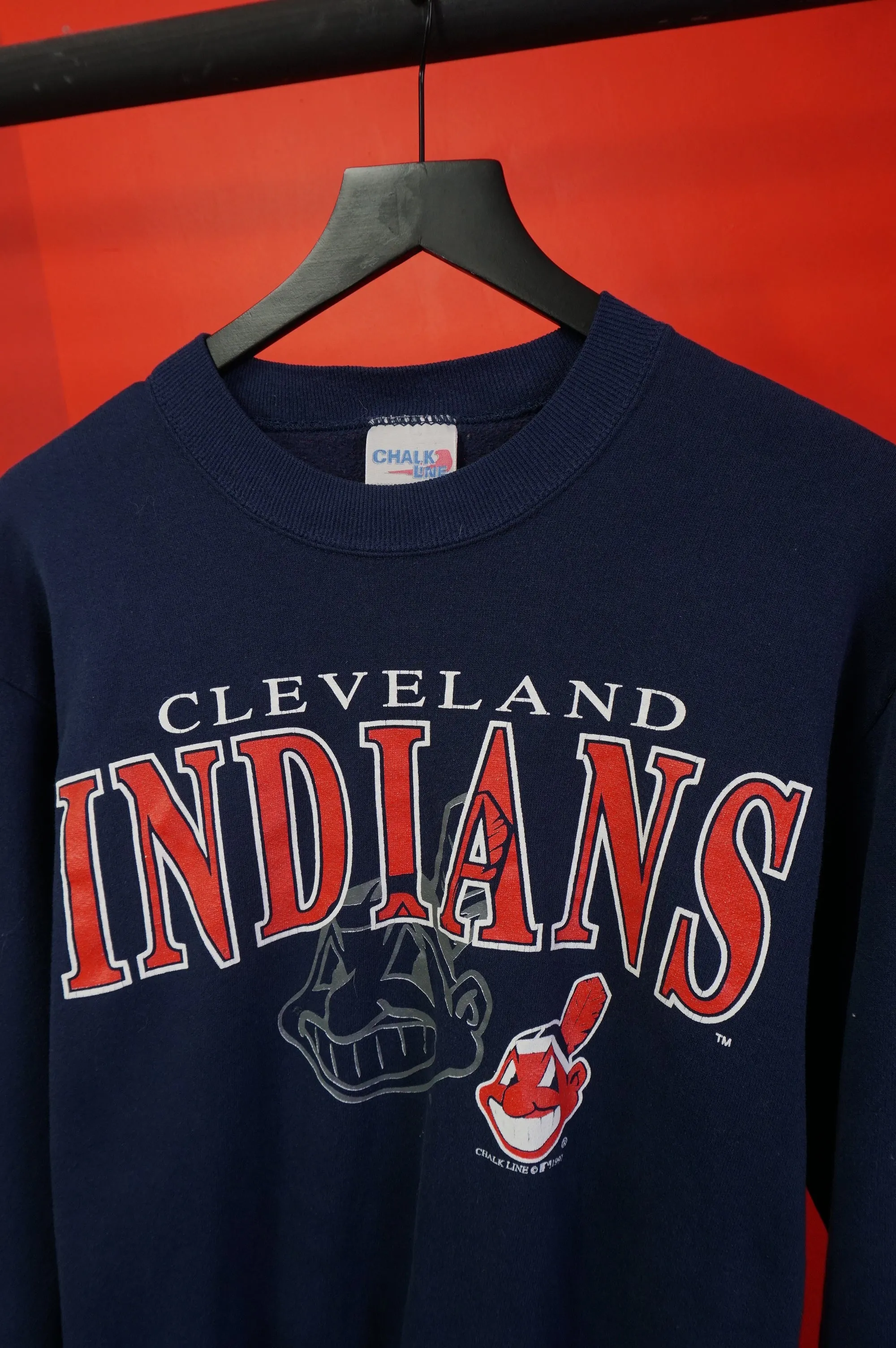 (S/M) 1997 Cleveland Native Americans Crewneck