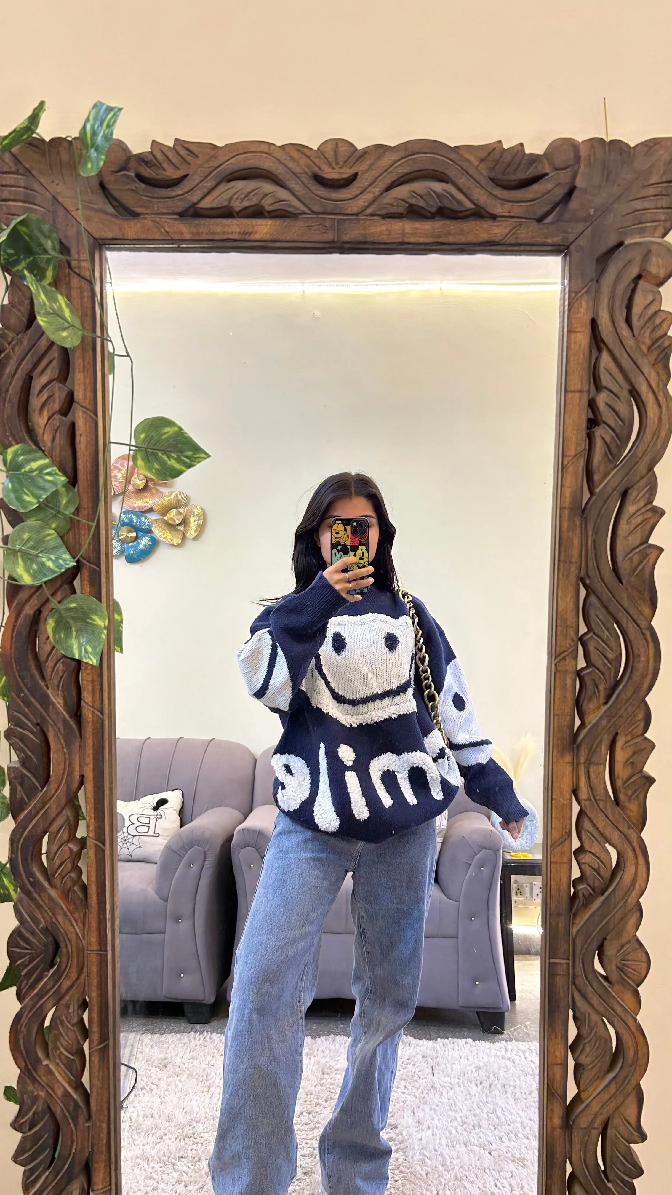 Smile sweater L