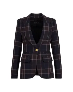 Smythe Hutton Rosewood Plaid Blazer