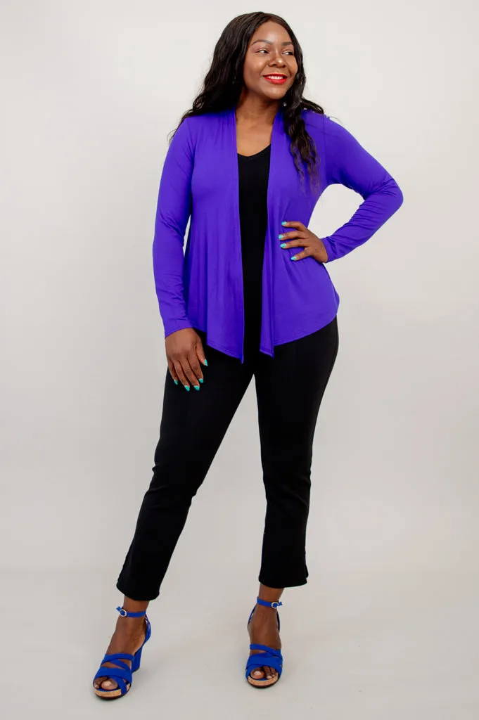 Snooky Jacket, Violet, Bamboo- Final Sale