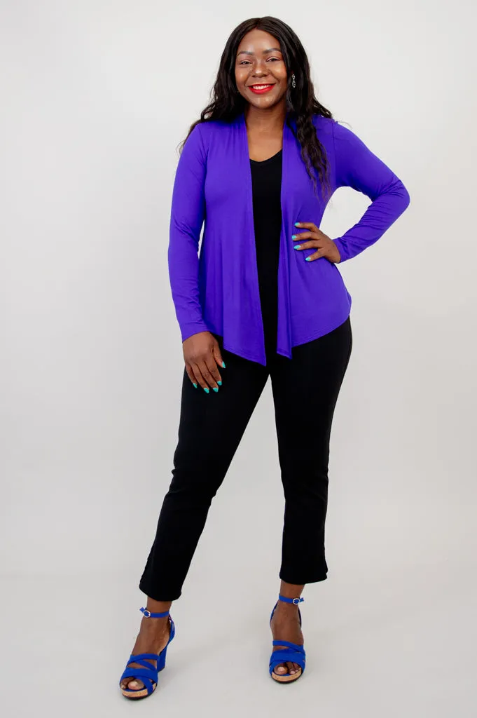 Snooky Jacket, Violet, Bamboo- Final Sale