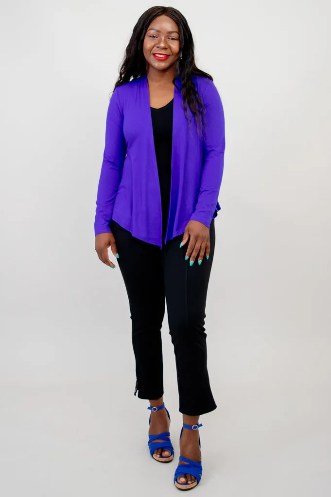 Snooky Jacket, Violet, Bamboo- Final Sale