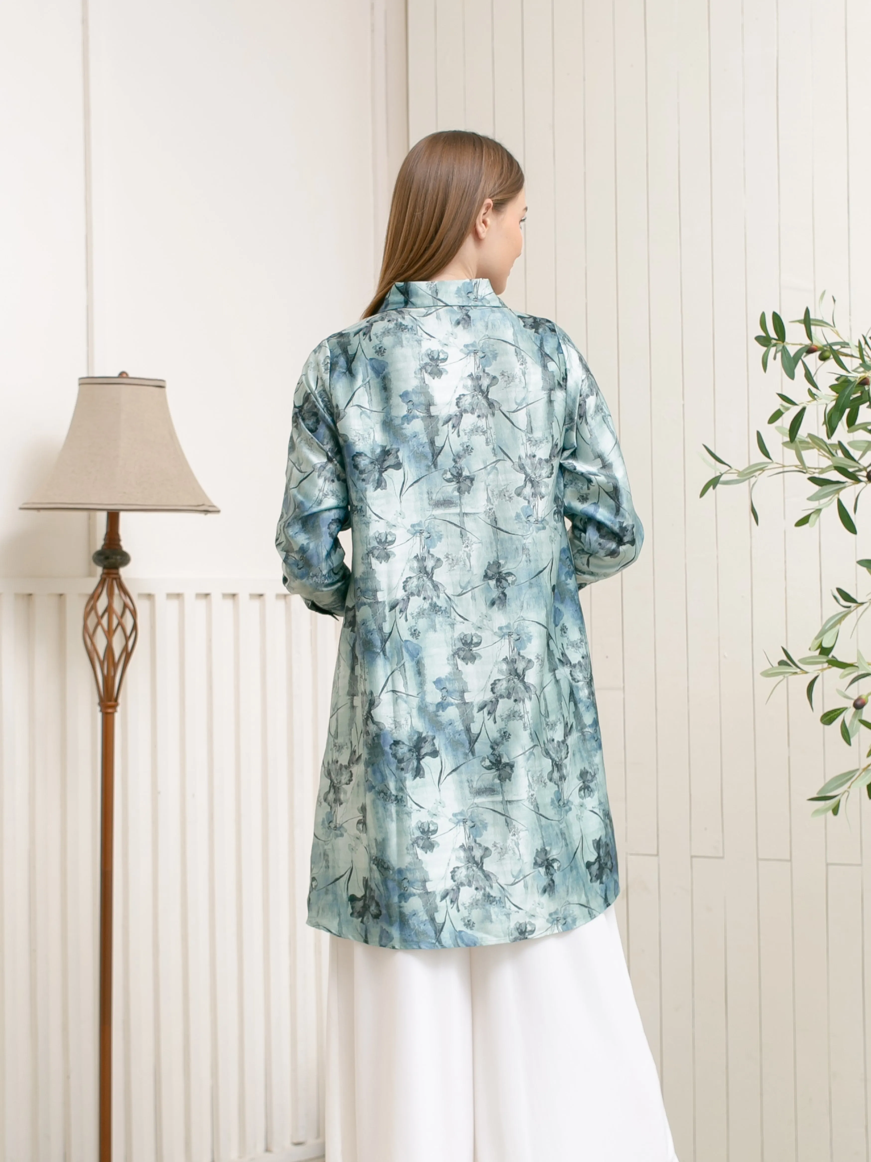 Soera Satin Tunic Kemeja