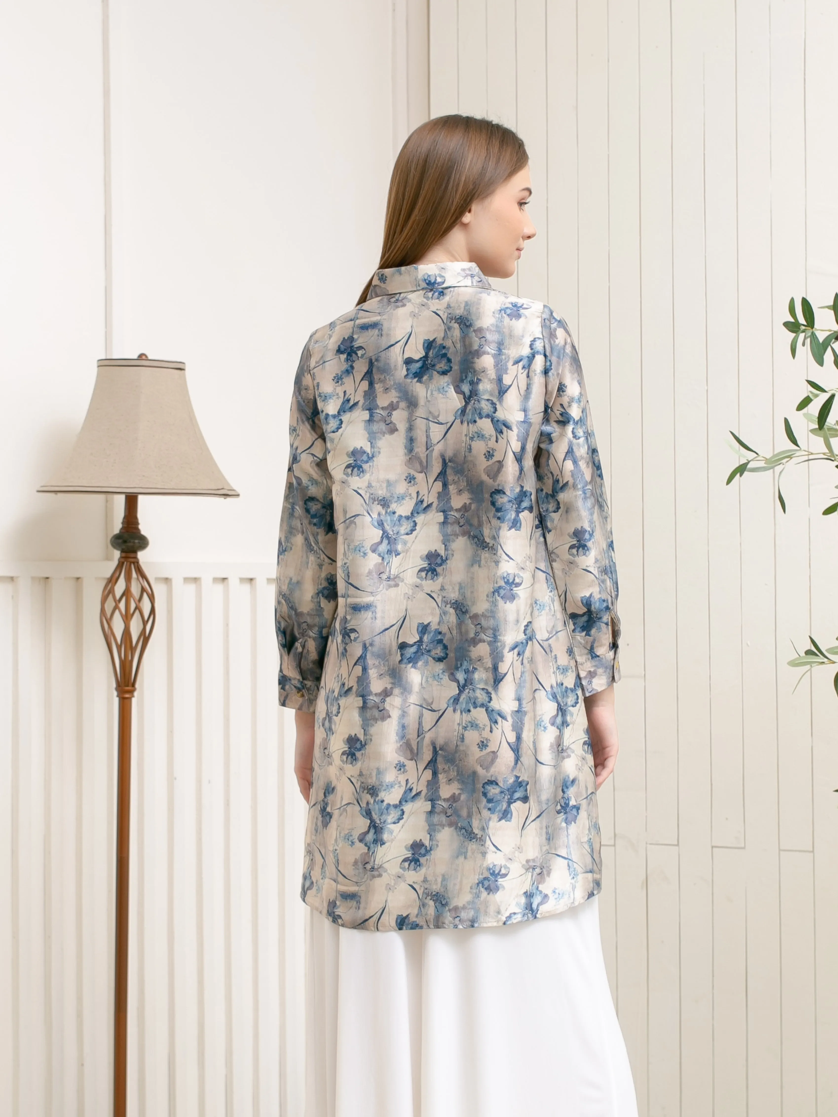 Soera Satin Tunic Kemeja