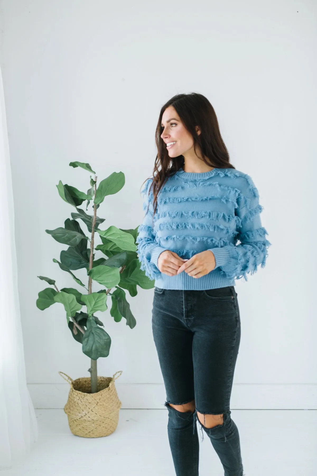 Softest Fringe Sweater