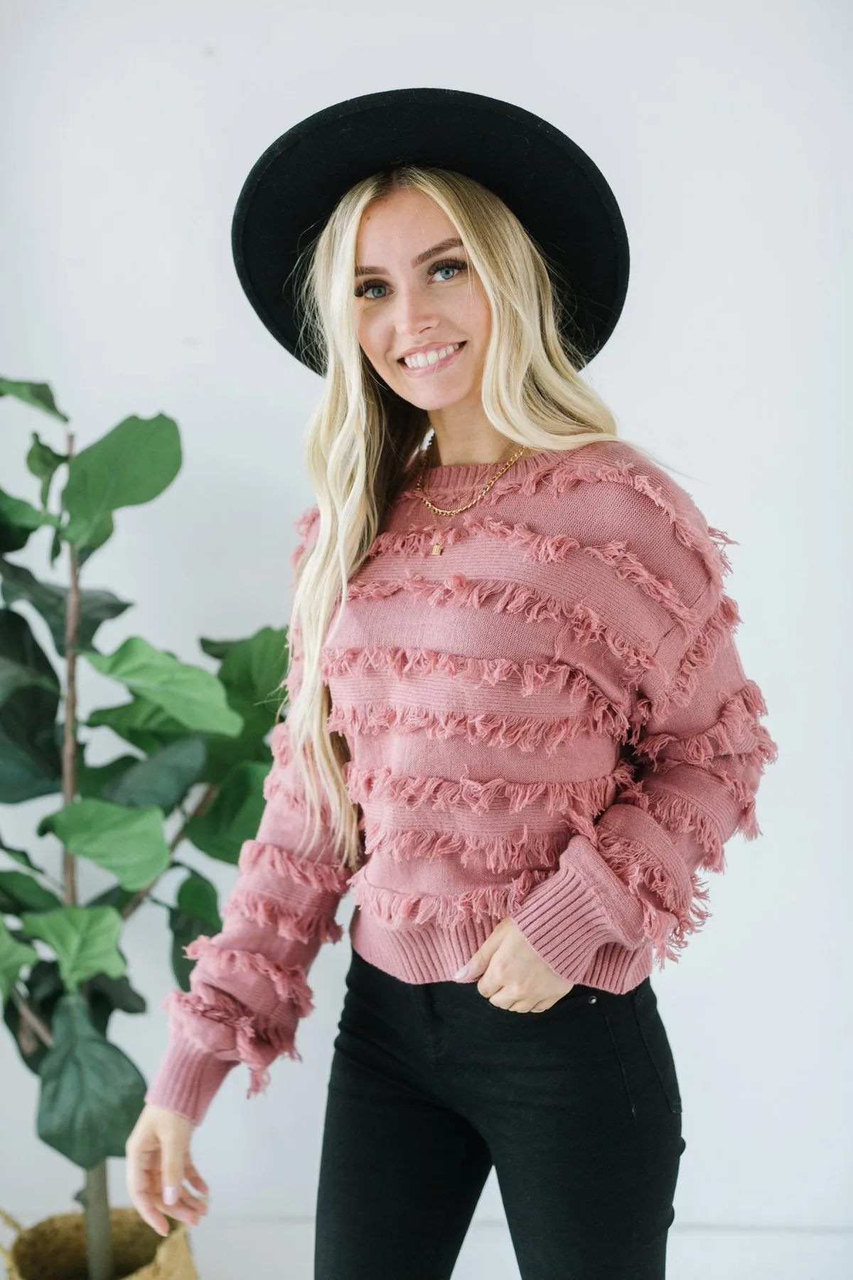 Softest Fringe Sweater