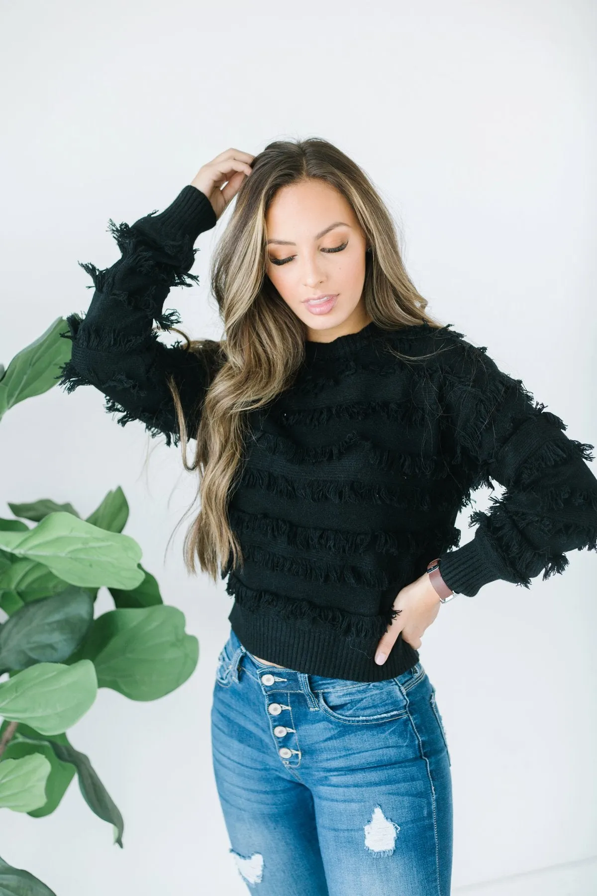 Softest Fringe Sweater