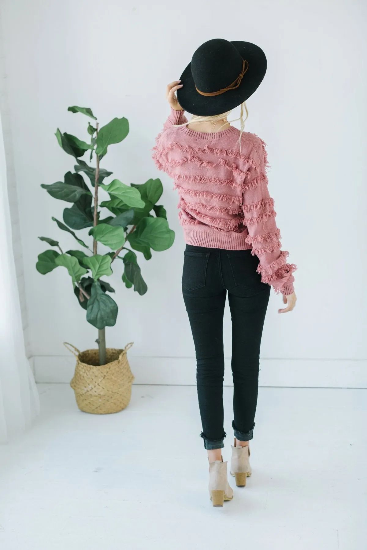 Softest Fringe Sweater