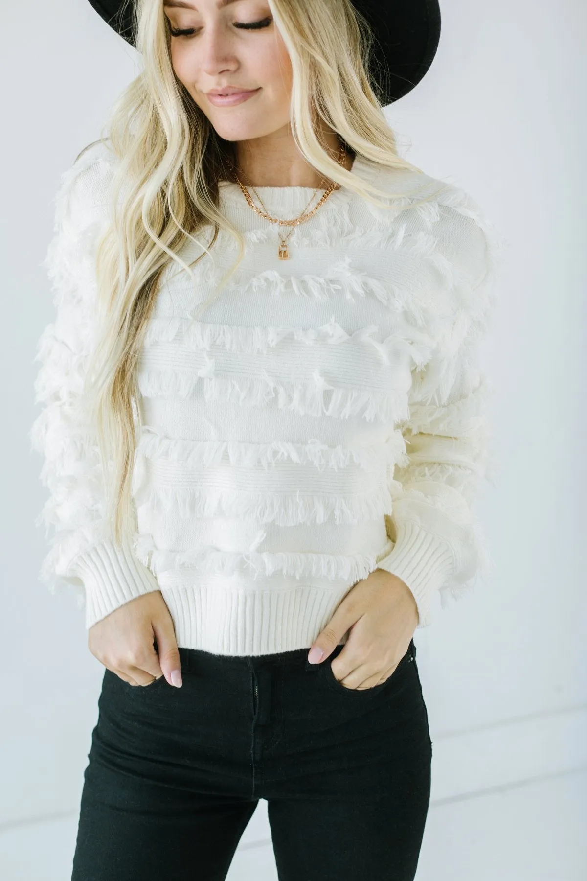 Softest Fringe Sweater