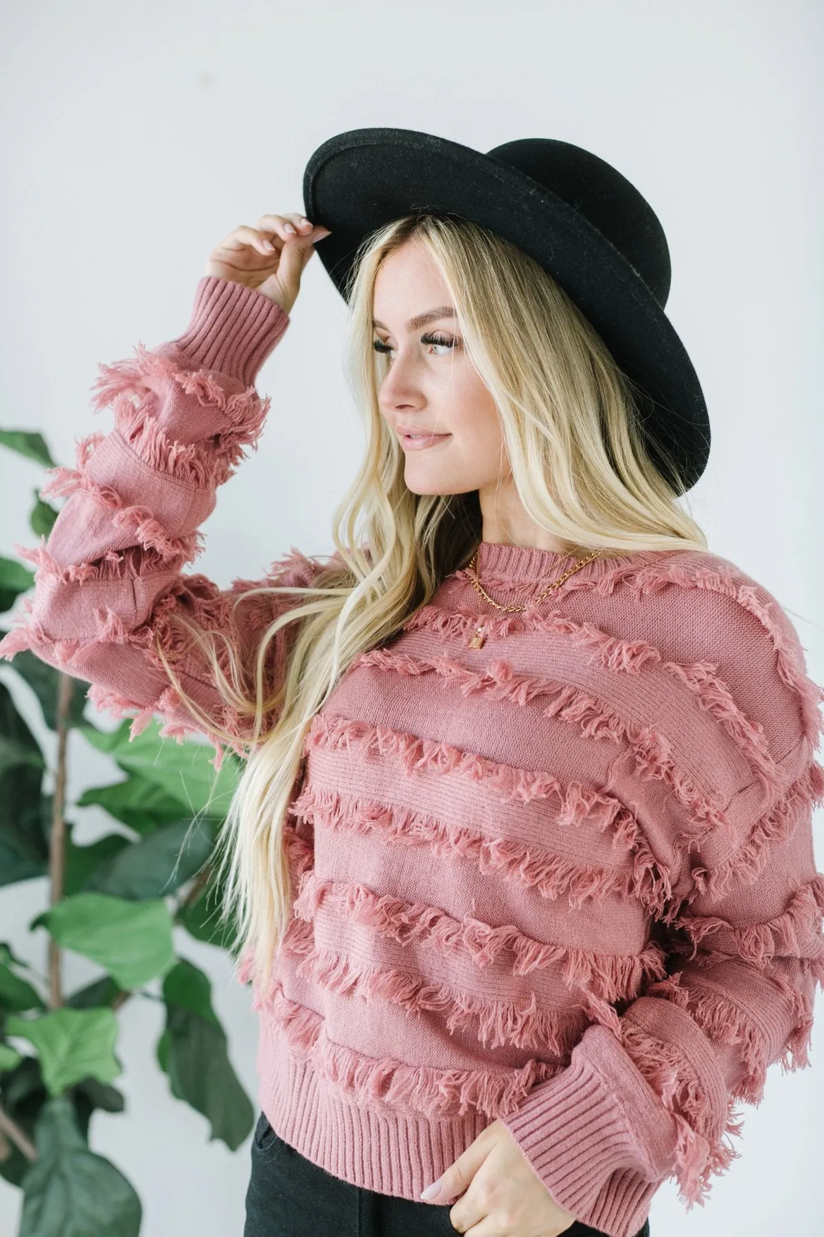 Softest Fringe Sweater