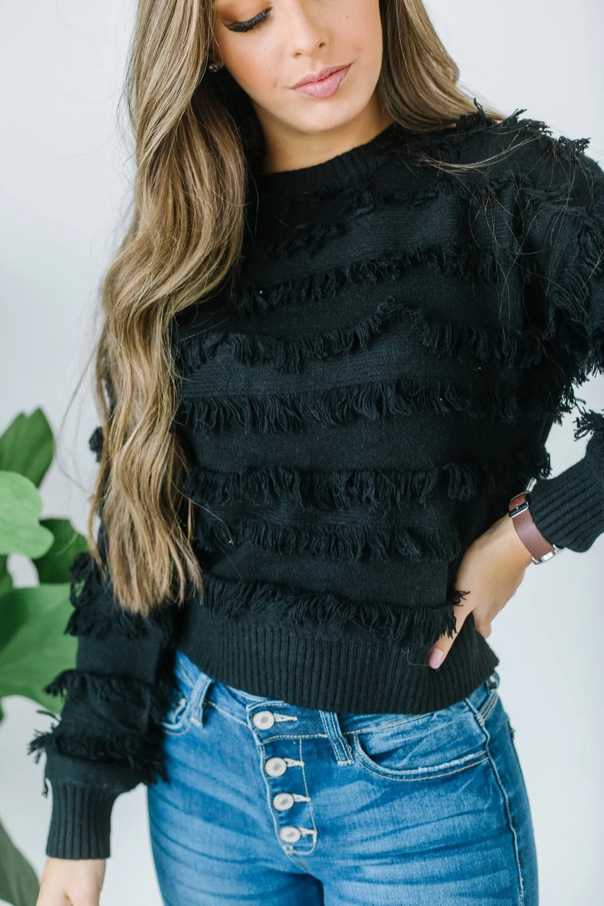Softest Fringe Sweater