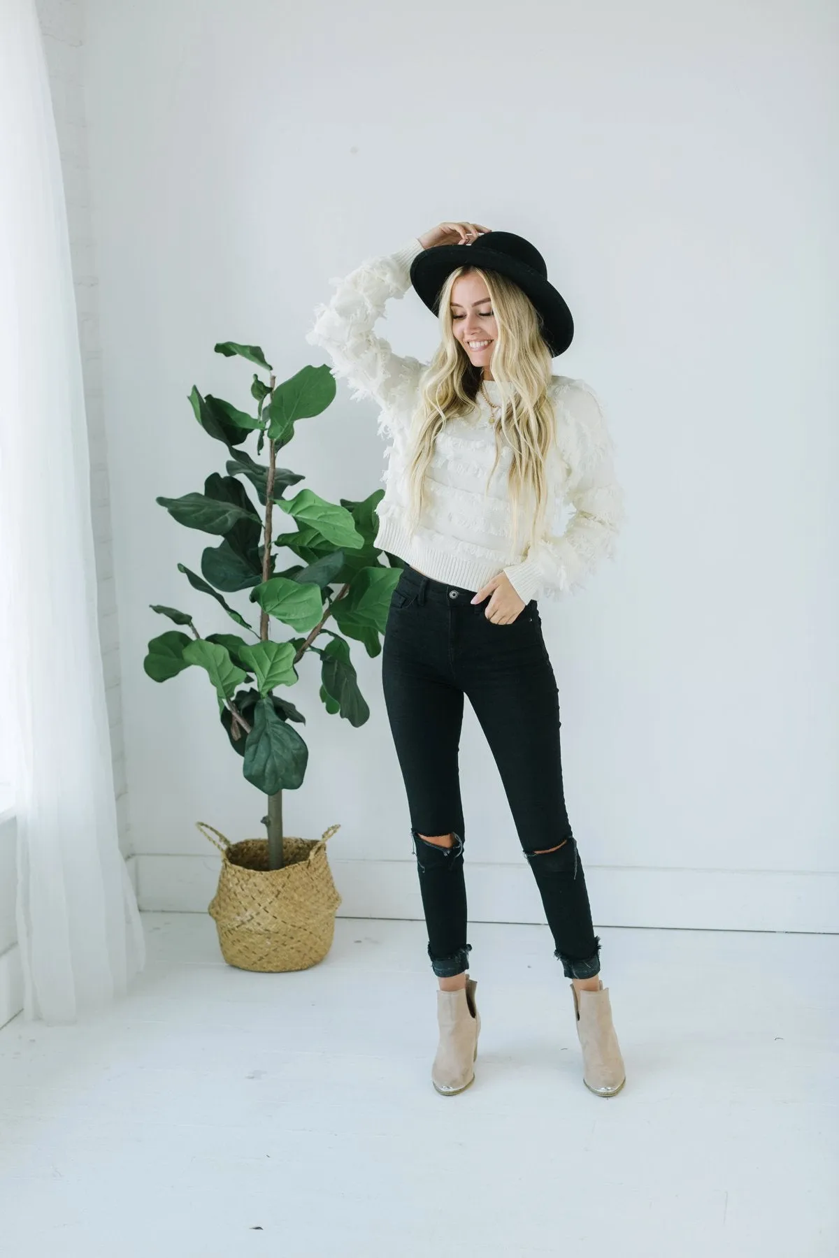 Softest Fringe Sweater