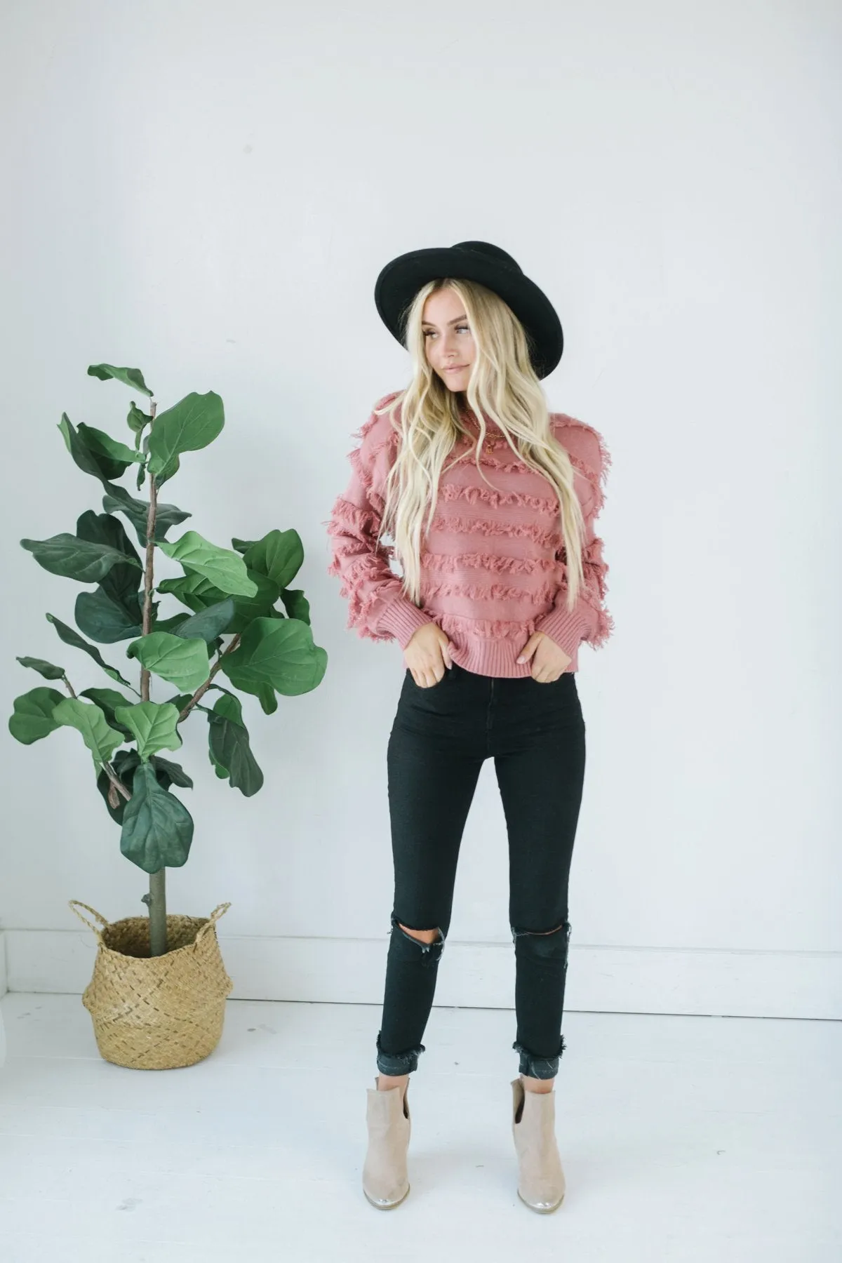 Softest Fringe Sweater