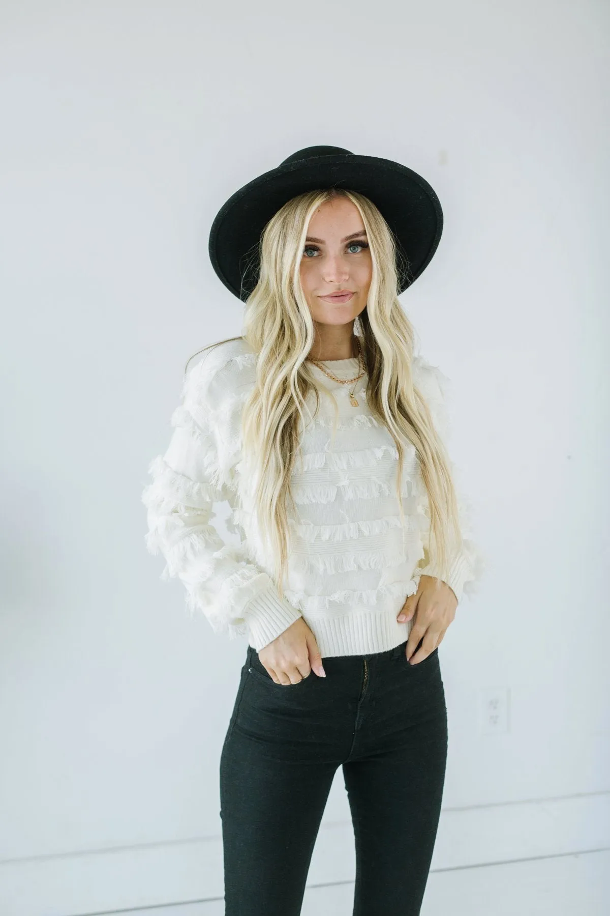 Softest Fringe Sweater