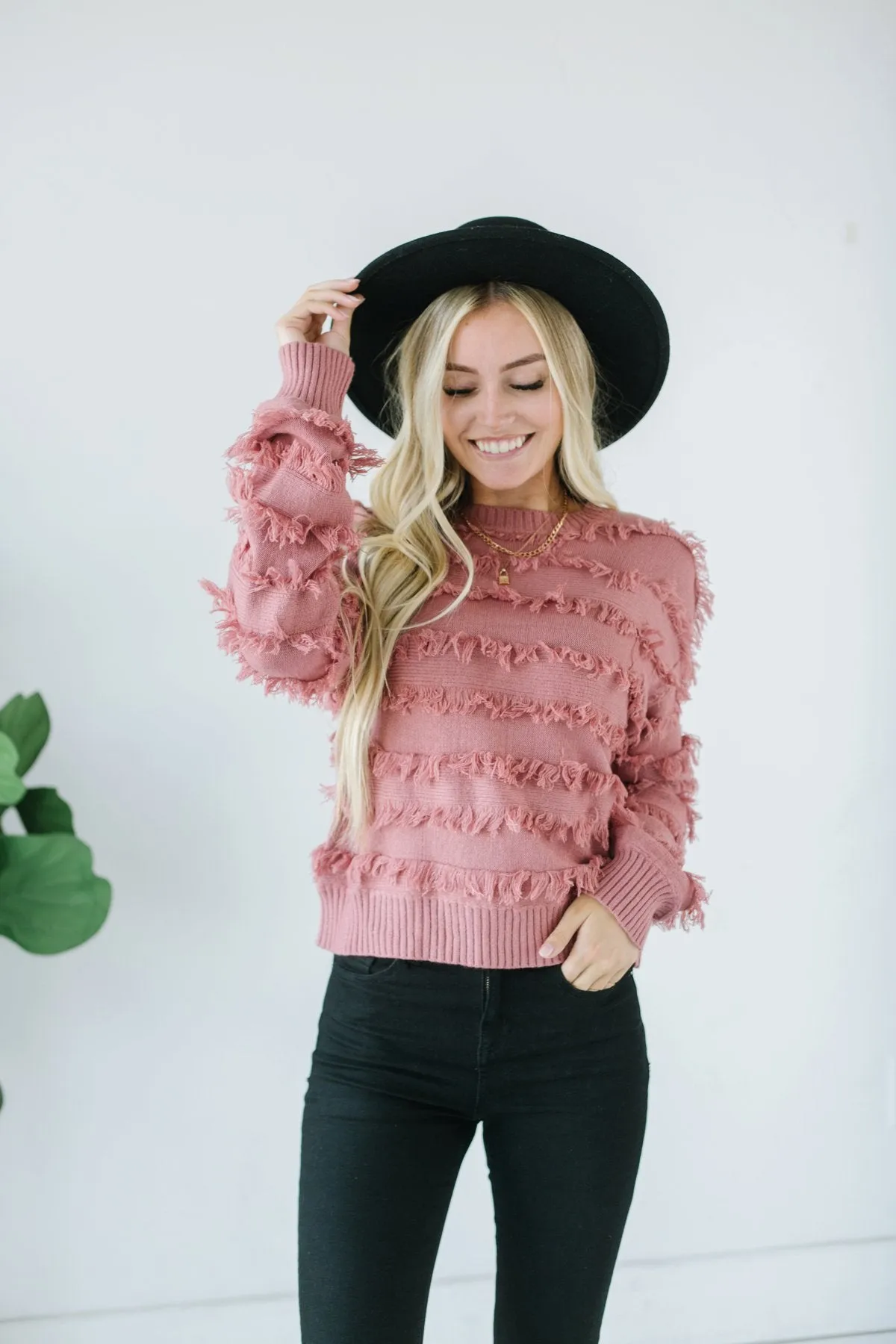 Softest Fringe Sweater
