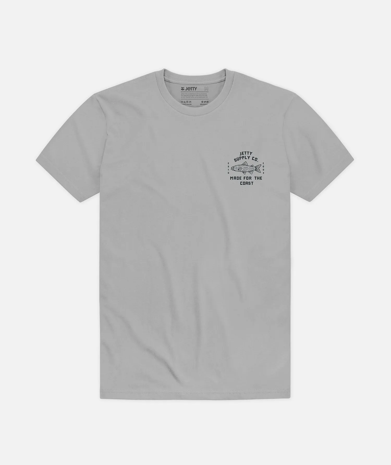 Split Tee - Grey