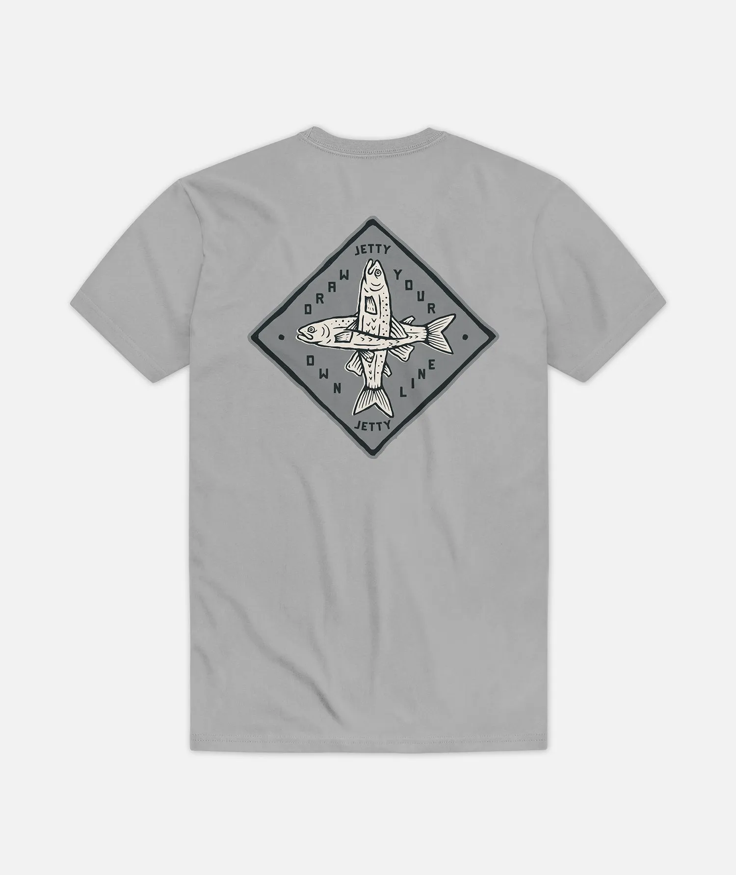 Split Tee - Grey