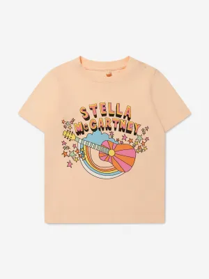 Stella McCartney Baby Girls Logo T-Shirt in Pink