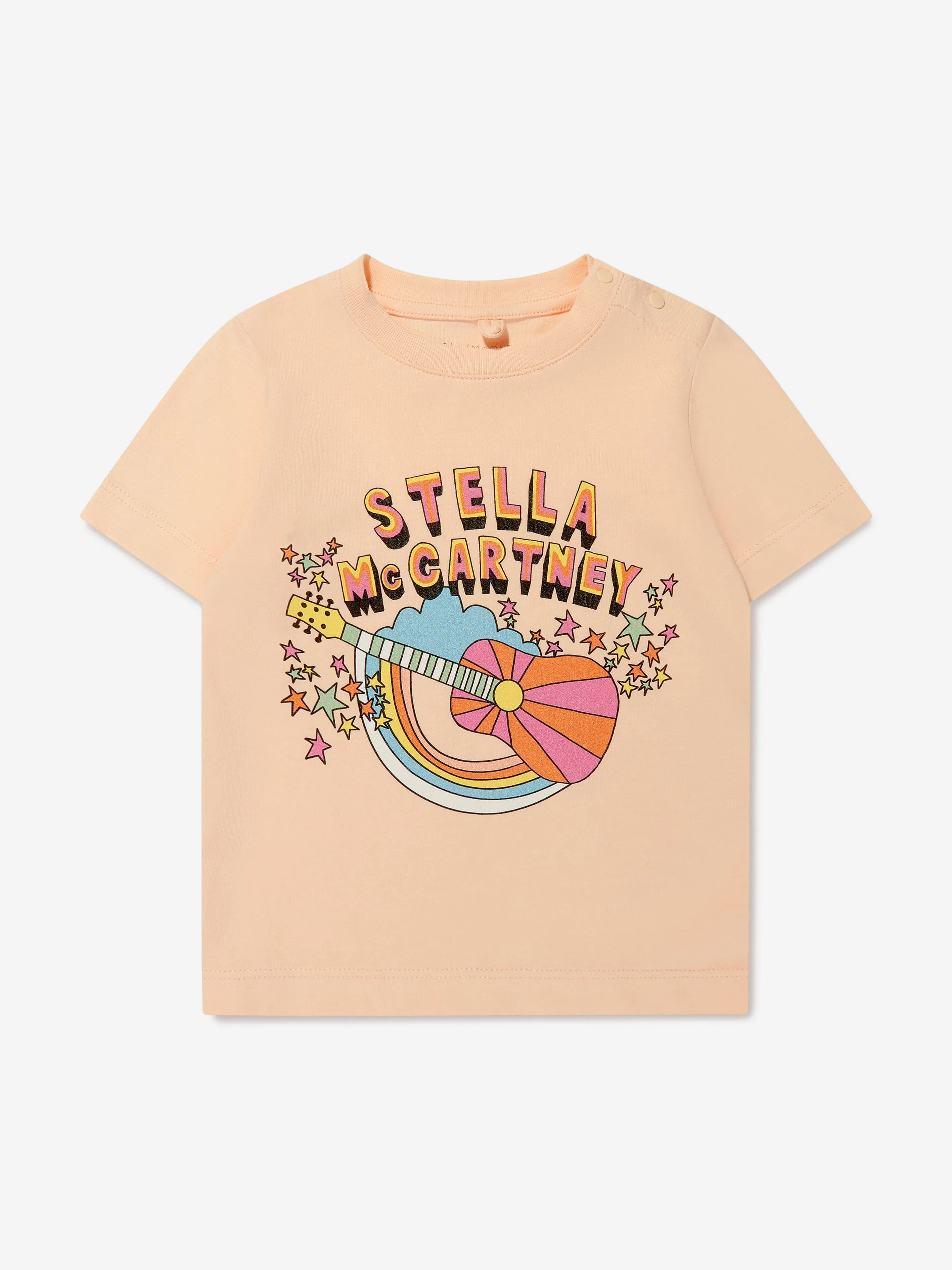 Stella McCartney Baby Girls Logo T-Shirt in Pink