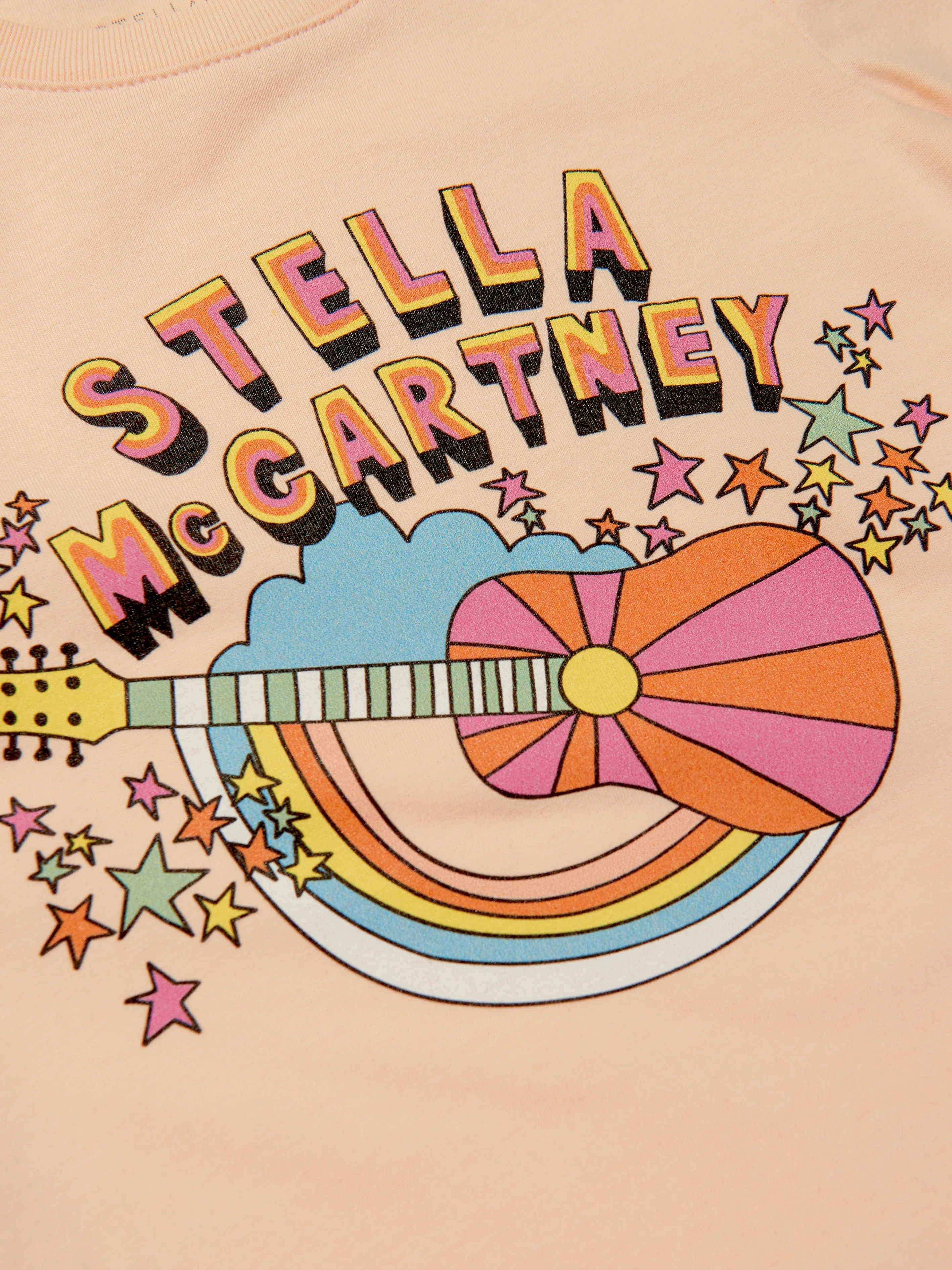 Stella McCartney Baby Girls Logo T-Shirt in Pink