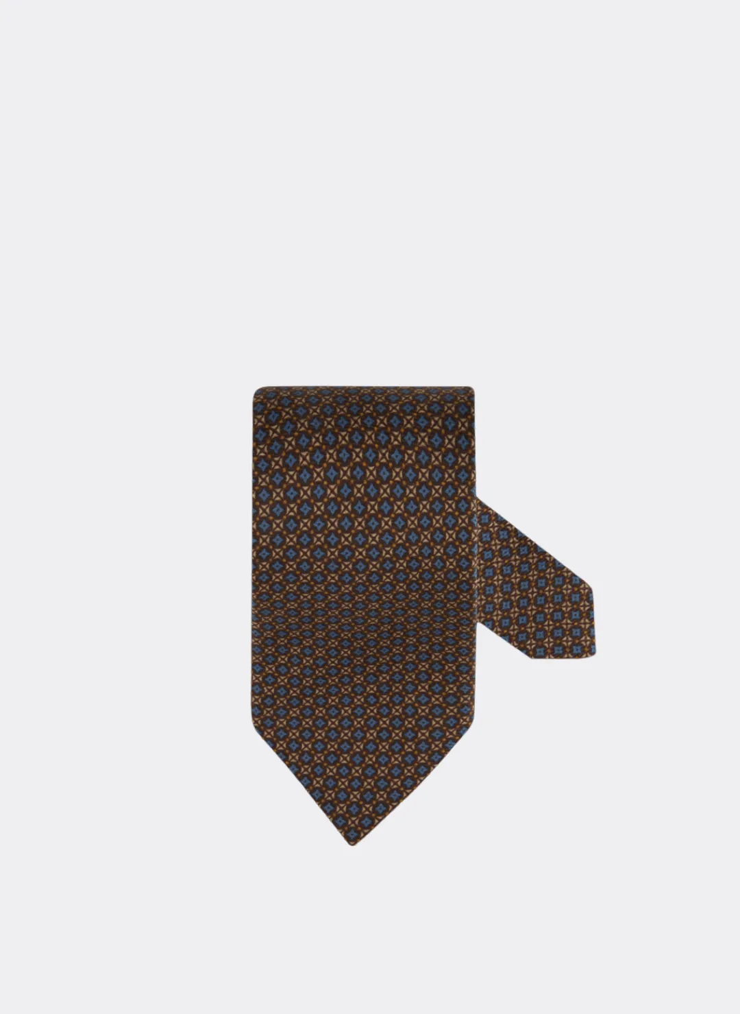 Stenströms Blue Patterned Silk Tie