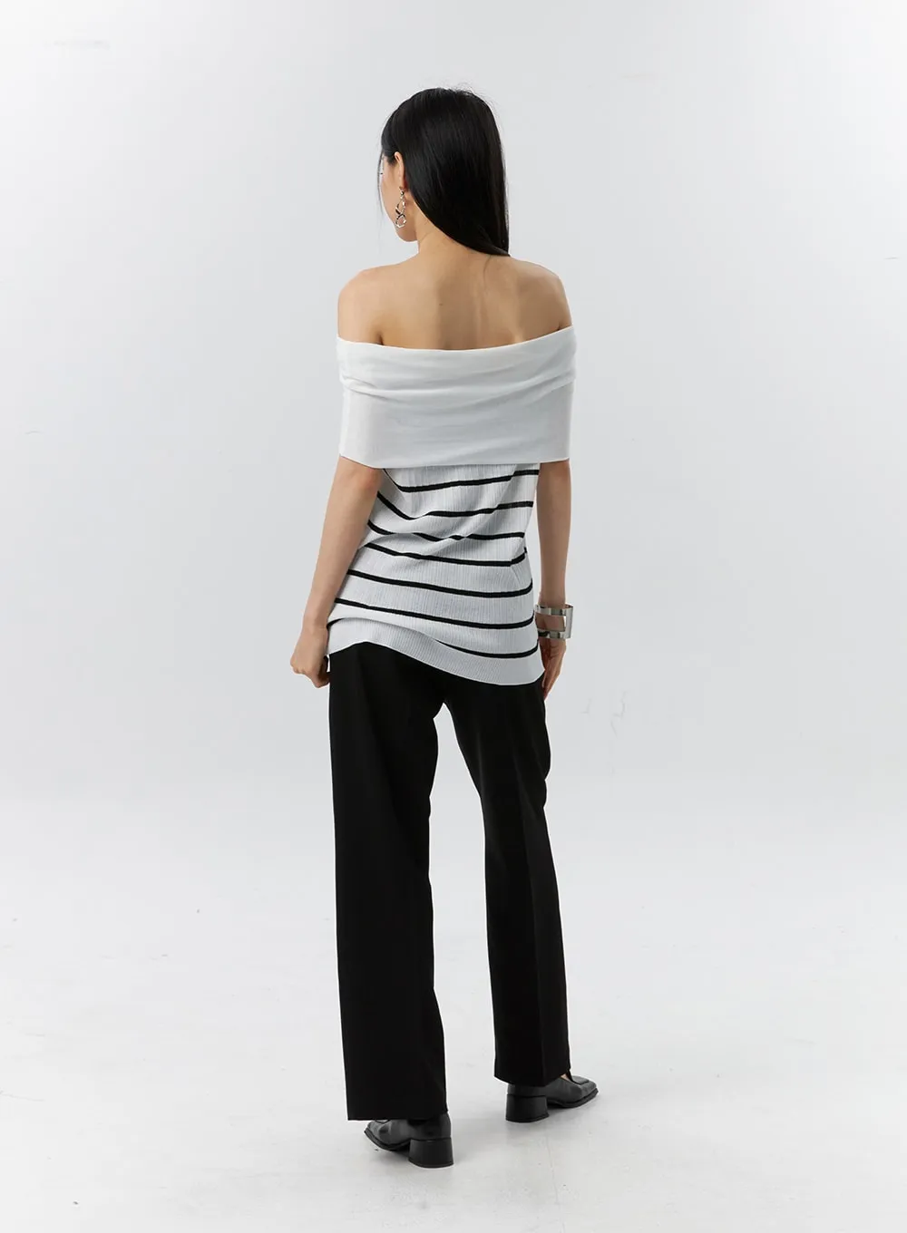 Straight Leg Tailored Pants IL326