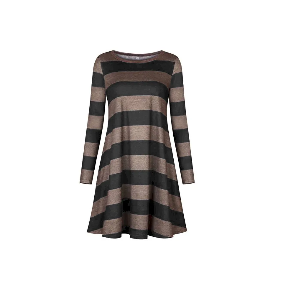 Striped Swing Tunic Dress