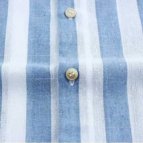 Stripes Lapel Chest Pocket Shirt