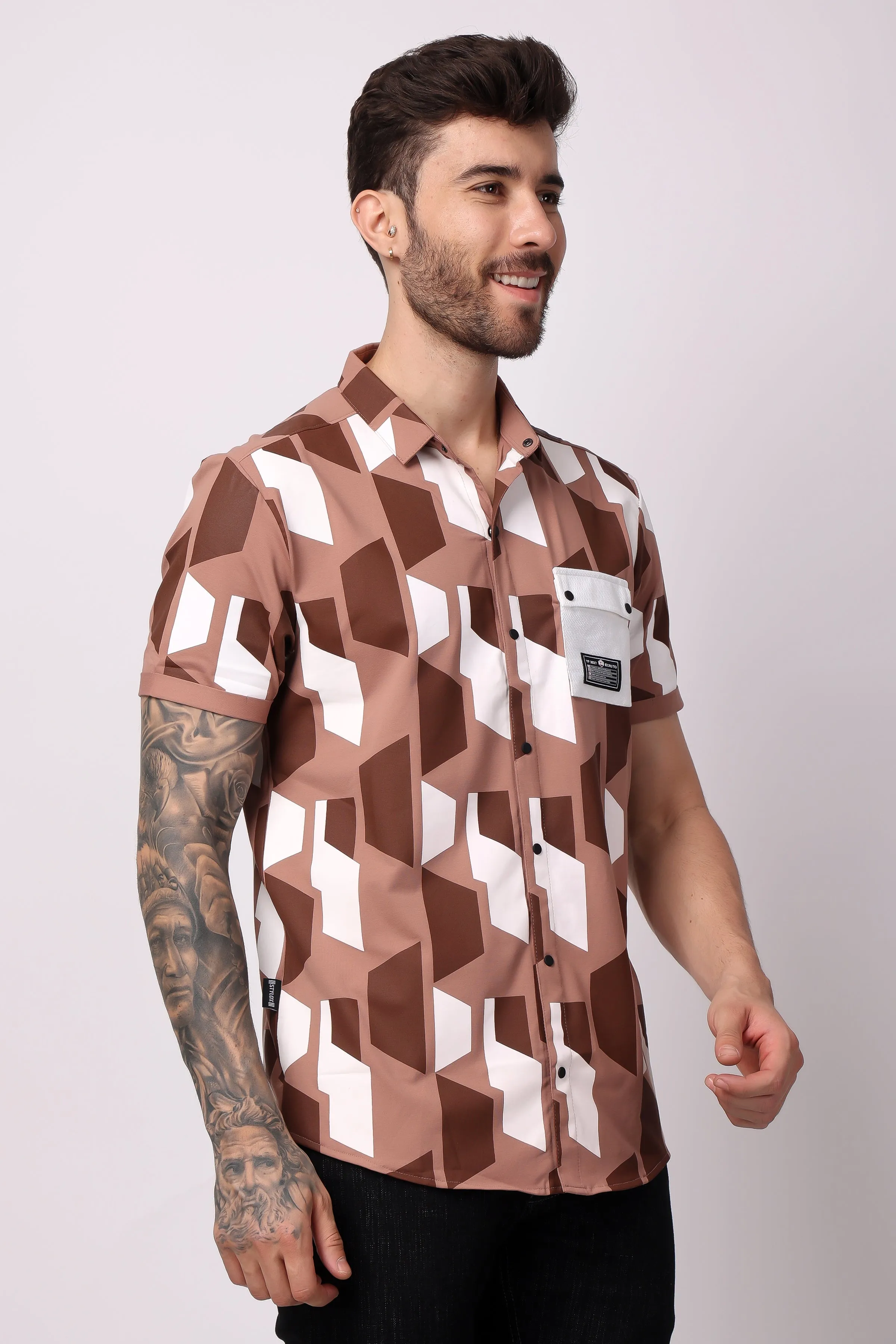 Stylox Brick Shirt For Men