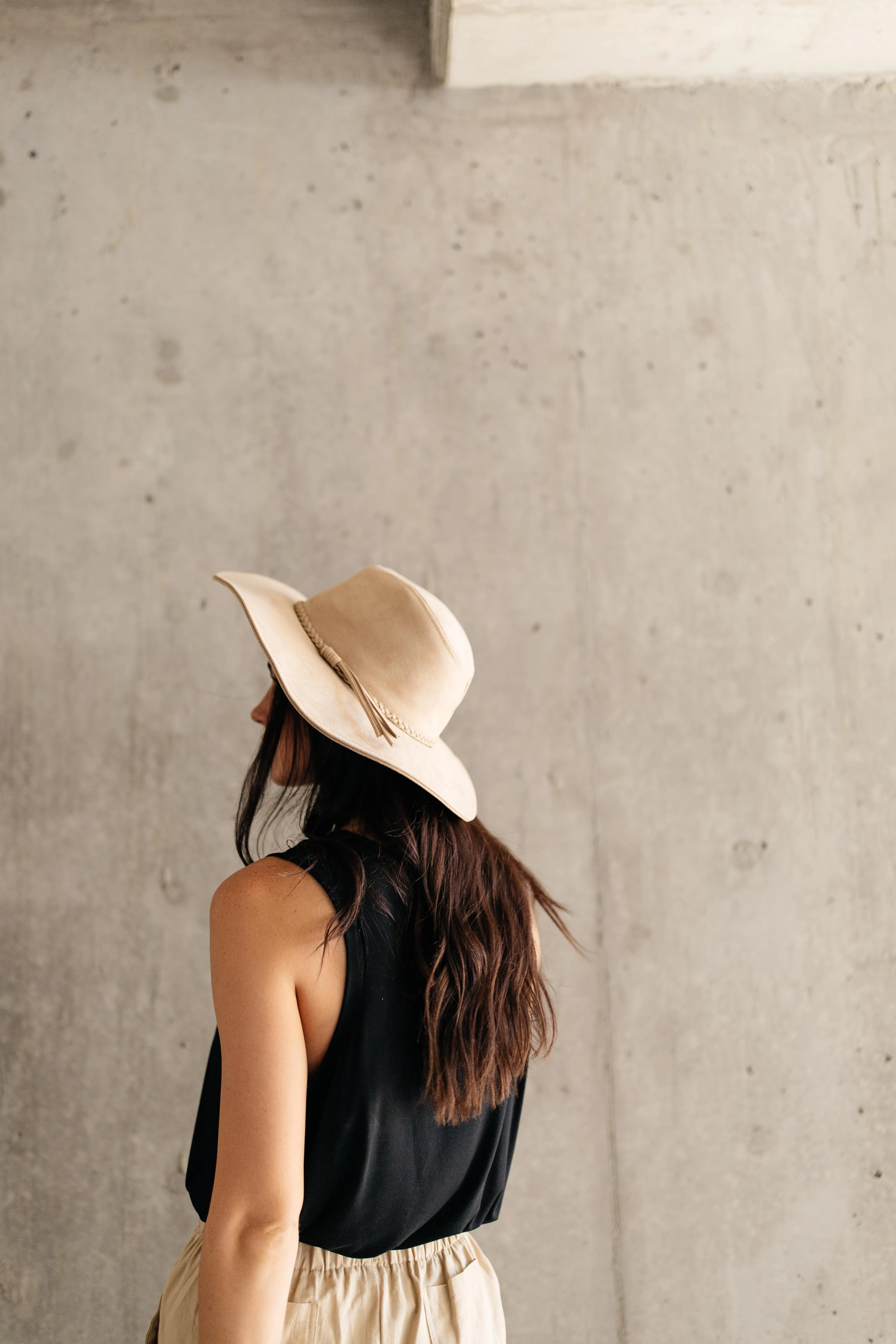 Suede In The Shade Hat In Natural