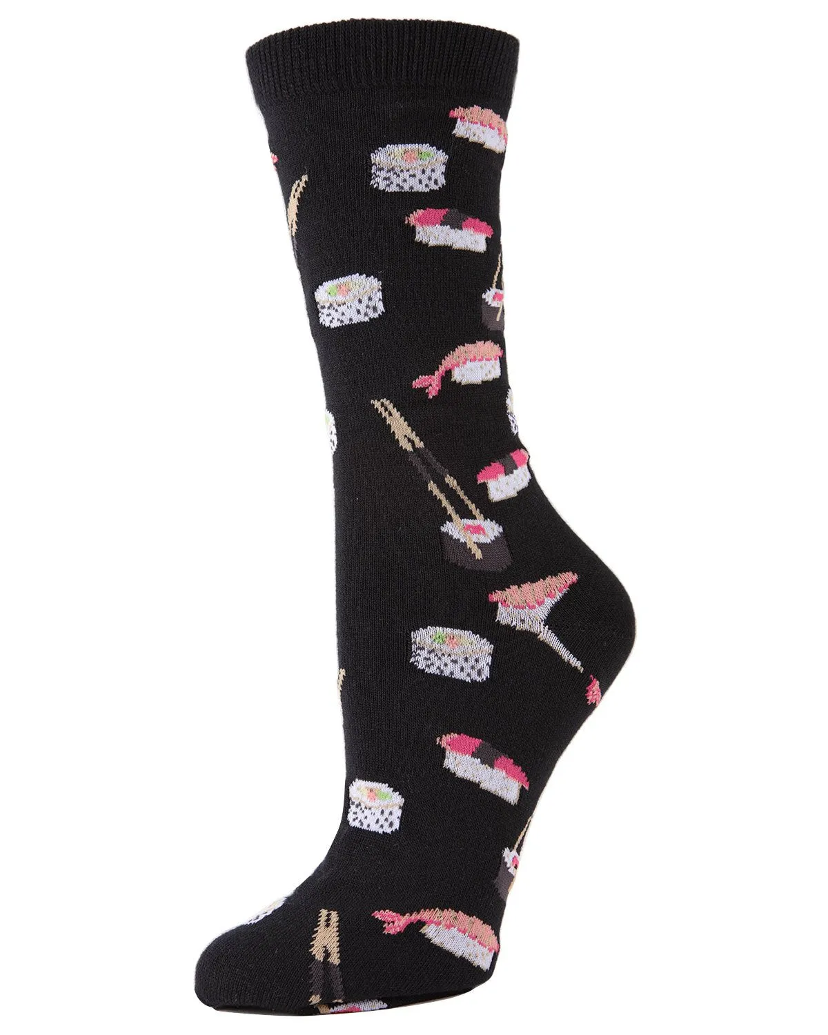 Sushi Bamboo Blend Crew Novelty Socks