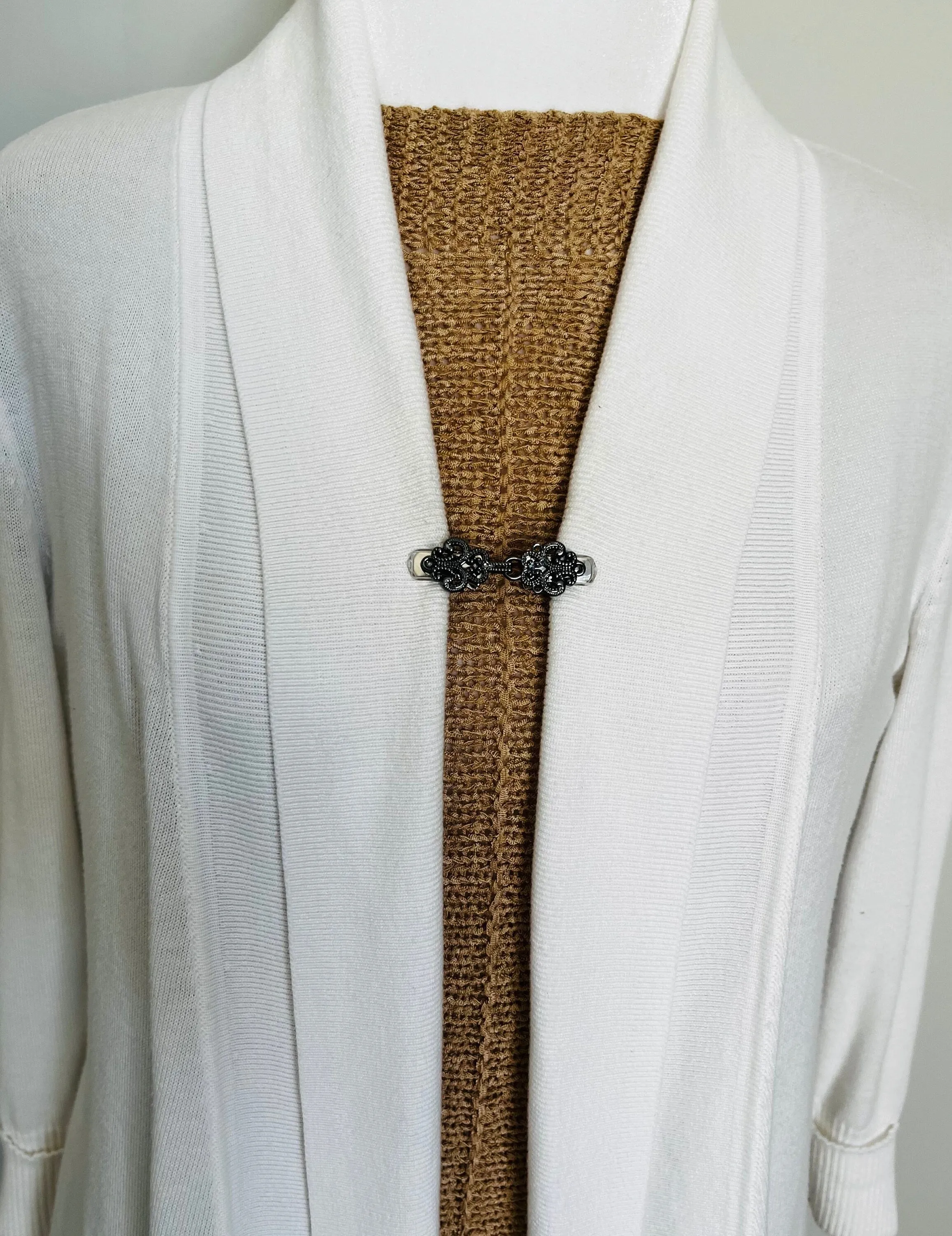Sweater Clips Mini Celtic Cardigan Clasp Sweater Clip Cosplay Clasps Cloak Clips Sweater Guards Gift for Mom Gifts for Her by Fabulici