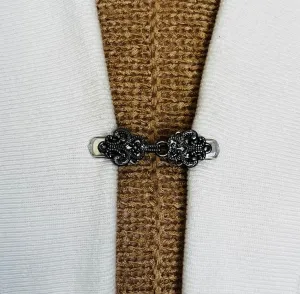 Sweater Clips Mini Celtic Cardigan Clasp Sweater Clip Cosplay Clasps Cloak Clips Sweater Guards Gift for Mom Gifts for Her by Fabulici