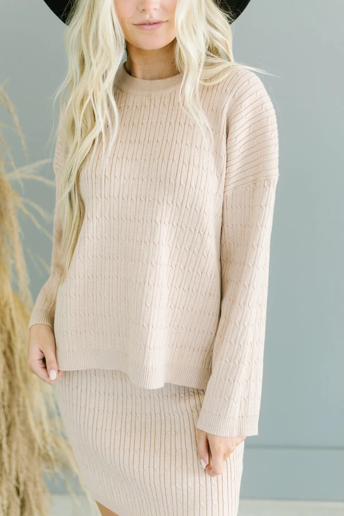 Sweater Skirt Set-Shorter Style