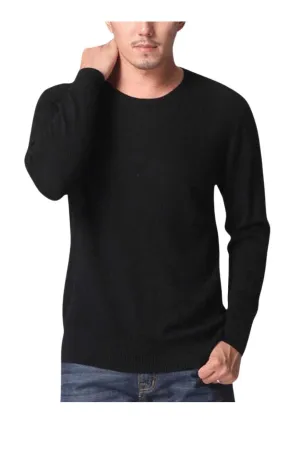 Sweater Solid Colors Cashmere Menswear