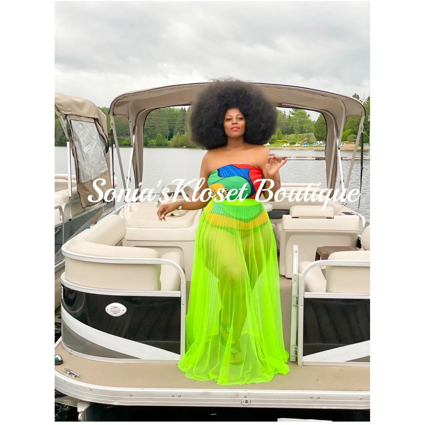 SZN SHEER COVERUP SKIRT