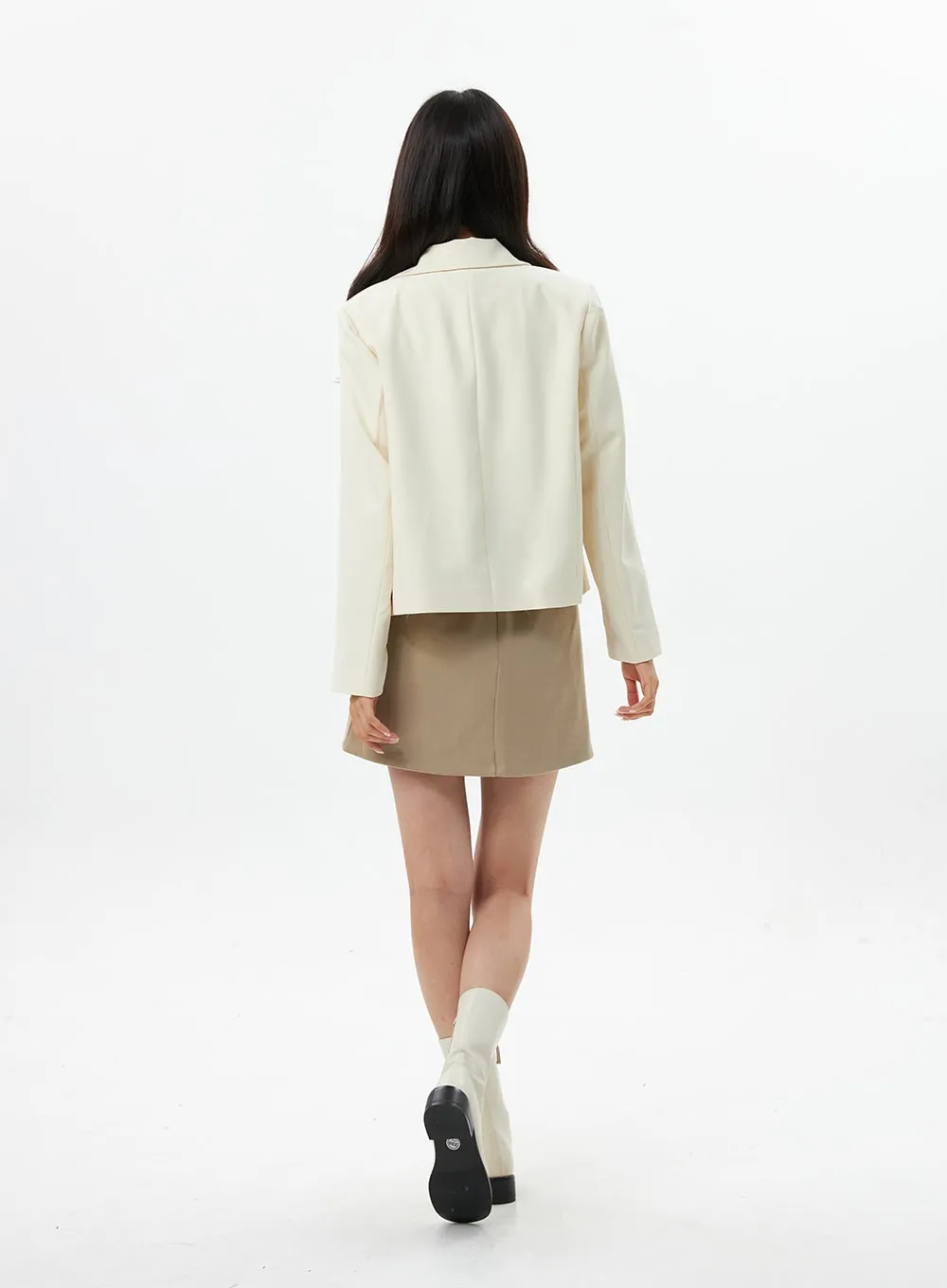 Tailored Blazer with Stick Buttons OS325