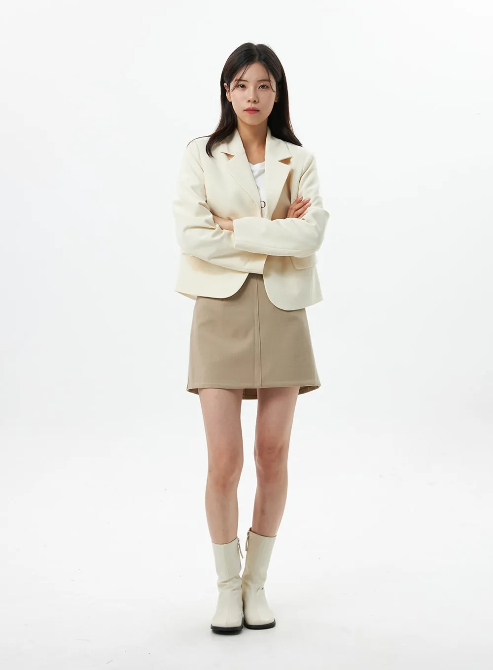 Tailored Blazer with Stick Buttons OS325