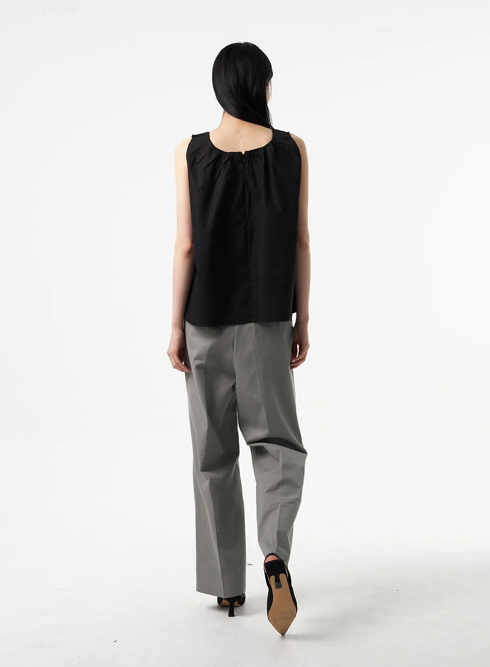 Tailored Cotton Pants IA326