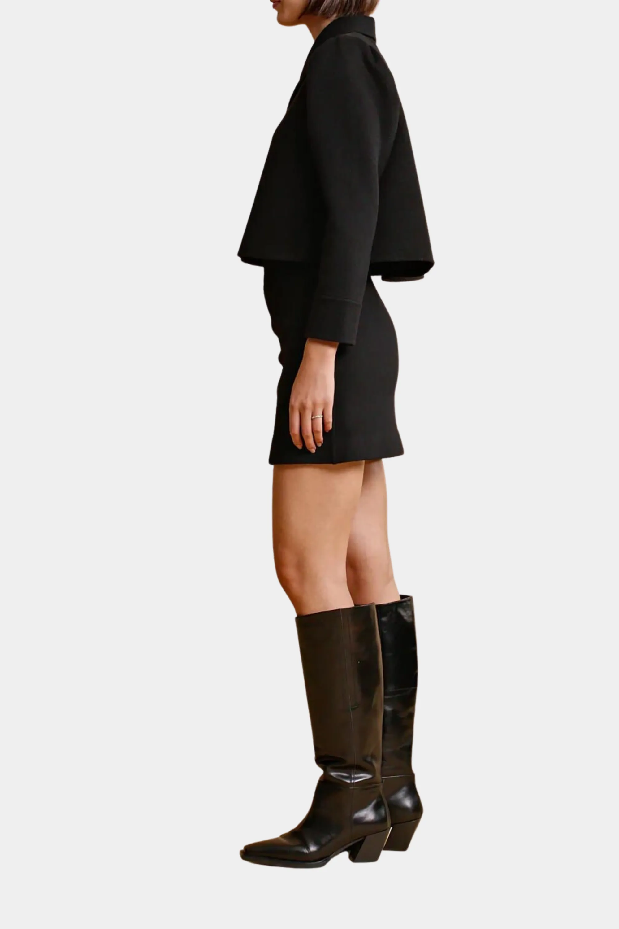 Tailored Mini Skirt Black