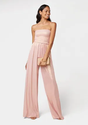 Tall Athena Strapless Flowy Jumpsuit
