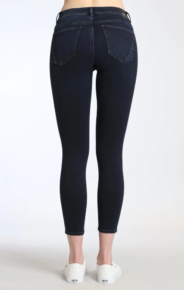 TESS SUPER SKINNY IN INK BRUSHED INDIGO MOVE