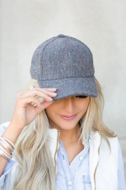 Texture Trends  Baseball Tweed Caps