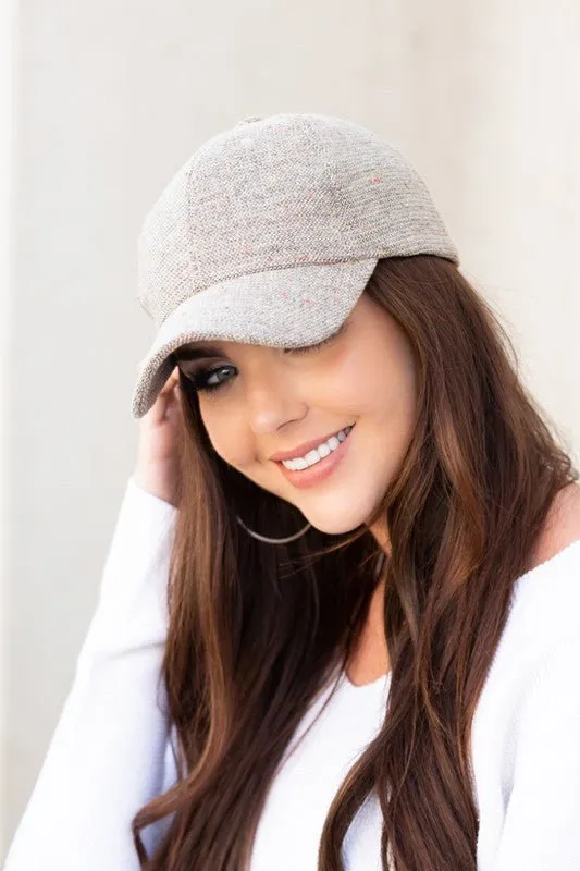 Texture Trends  Baseball Tweed Caps