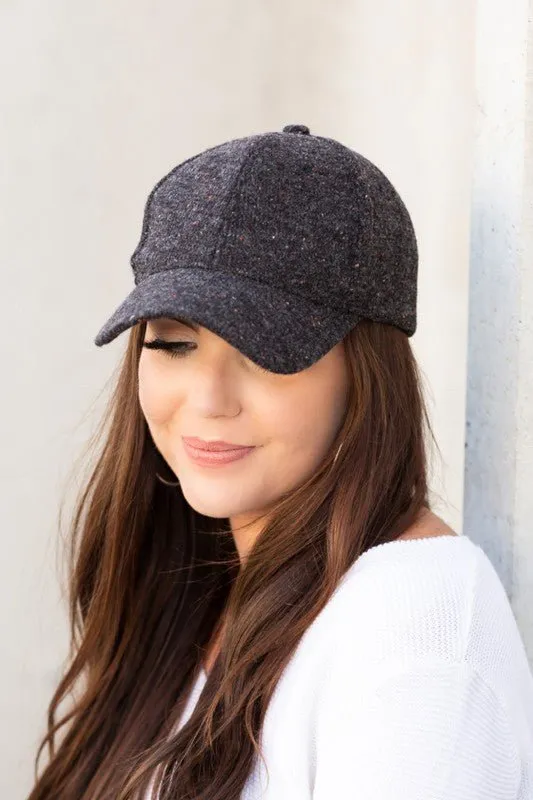 Texture Trends  Baseball Tweed Caps